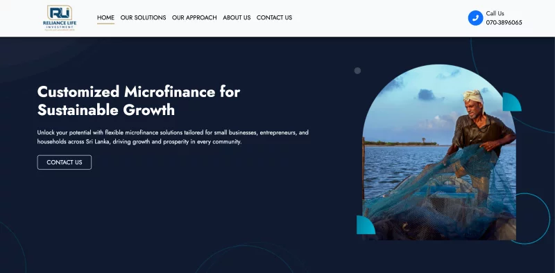 Reliance Life Investments website homepage