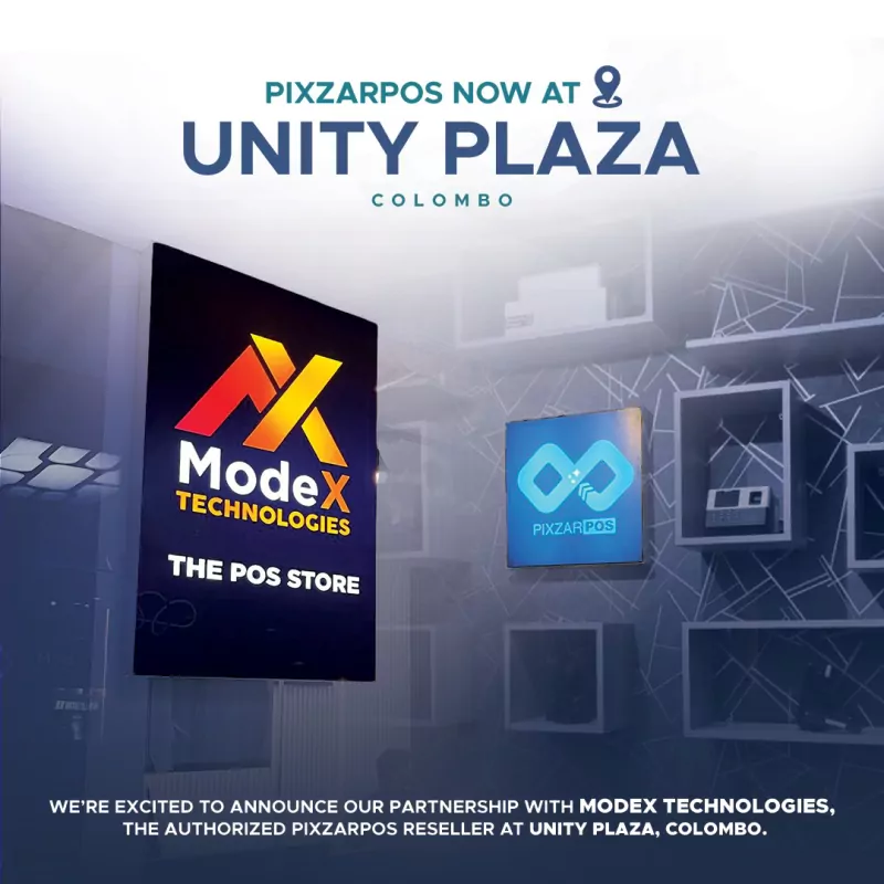 PixzarPOS and Modex Technologies reseller partnership